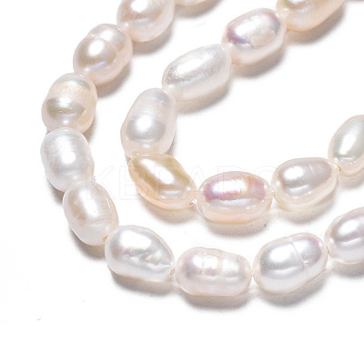 Natural Cultured Freshwater Pearl Beads Strands PEAR-N012-05D-1