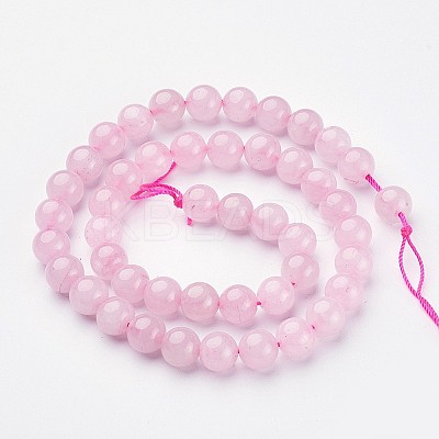 Natural Rose Quartz Beads Strands LS-GSR034-1