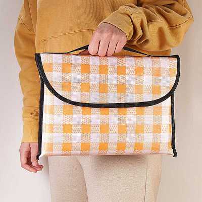 Portable Tartan Patern Non Woven Picnic Mat JX572A-01-1