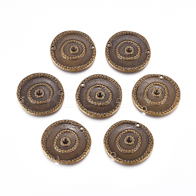 Tibetan Style Links/Connectors TIBEP-EA300YKG-AB-LF-1