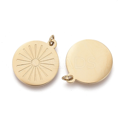 Ion Plating(IP) 316 Surgical Stainless Steel Pendants STAS-H100-37G-1