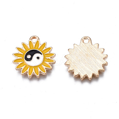Alloy Enamel Pendants PALLOY-N153-58-1