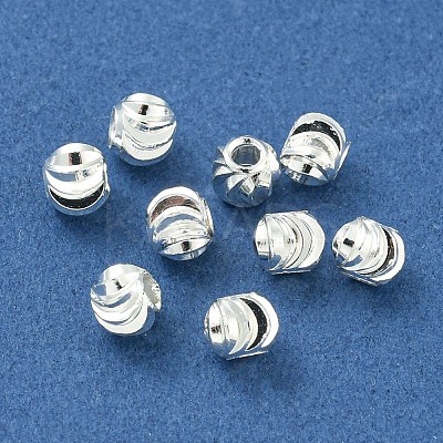 Rack Plated Brass Beads KK-T071-07S-03-1