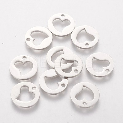 Non-Tarnish 201 Stainless Steel Charms STAS-Q201-T090-1