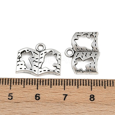 Tibetan Style Alloy Pendants TIBE-B003-09AS-1