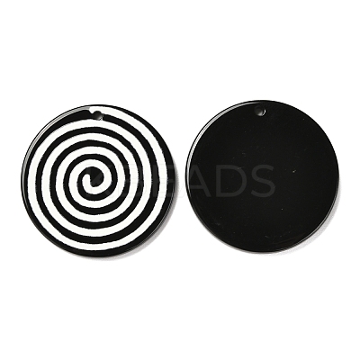 Opaque Acrylic Pendants SACR-L003-12-1
