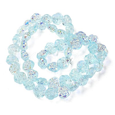Electroplate Glass Beads Strands EGLA-K061-09A-AB02-1