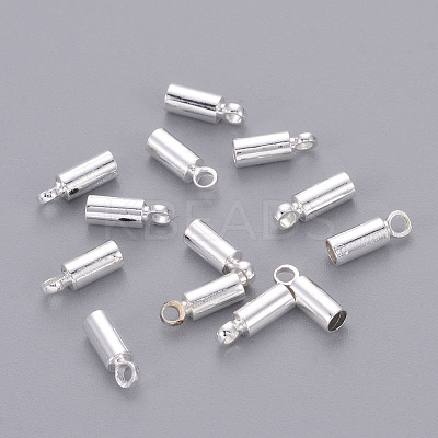 Brass Cord Ends X-KK-H731-S-NF-1