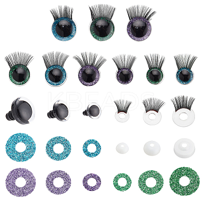 18 Sets Craft Resin Doll Eyes DOLL-PH0001-34-1