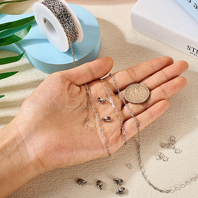 DIY Chain Bracelet Necklace Making Kit STAS-TA0002-41-1