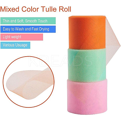 Deco Mesh Ribbons OCOR-BC0006-08-1