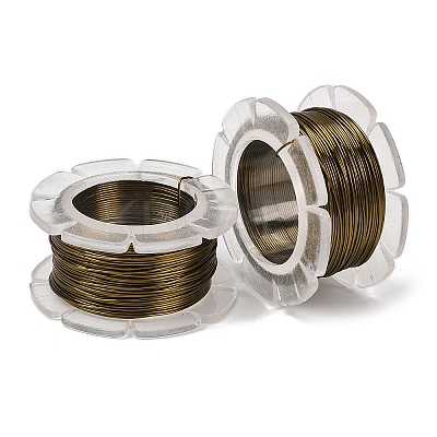 2 Rolls Round Copper Craft Wire CWIR-YW0001-05F-1
