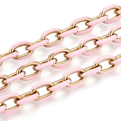 304 Stainless Steel Enamel Cable Chains CHS-ZX006-06C-1