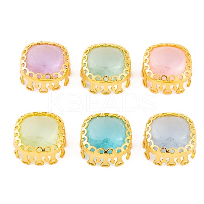 Square Sew on Rhinestone GLAA-K069-11G-1