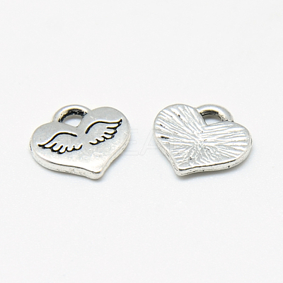 Tibetan Style Alloy Charms X-TIBE-S301-023AS-RS-1