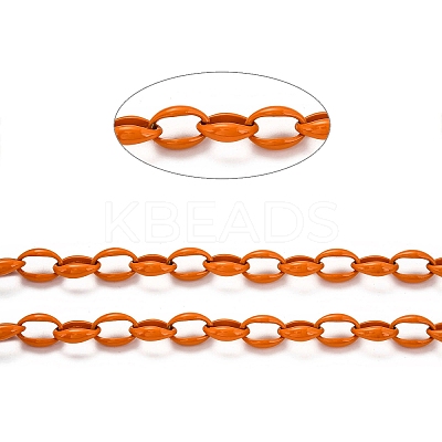 Spray Painted Alloy Cable Chains LCHA-L001-02D-1
