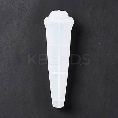 DIY Paw Print Ballpoint Pen Cover Silicone Molds DIY-E055-08-1