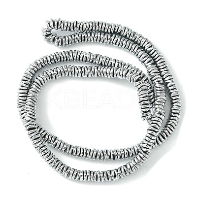 Electroplated Synthetic Non-Magnetic Hematite Beads Strands G-H020-M01-12-1
