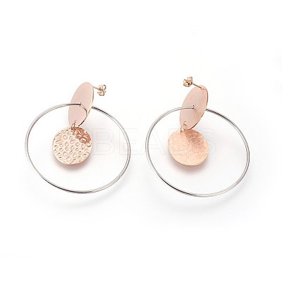 304 Stainless Steel Ear Studs STAS-I103-19-1