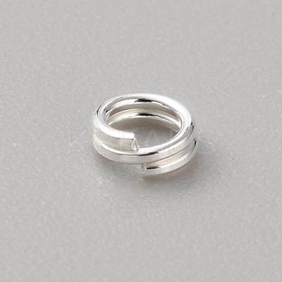 925 Sterling Silver Split Rings STER-WH0011-28S-03-1