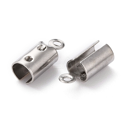 Tarnish Resistant 304 Stainless Steel Cord Ends STAS-H124-11P-1