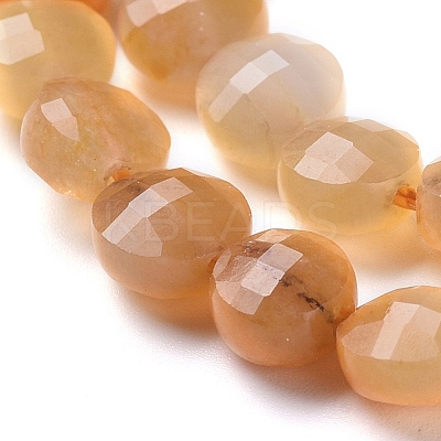 Natural Yellow Aventurine Beads Strands G-L538-019A-1