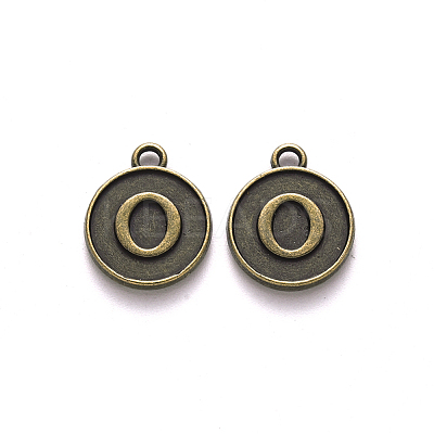 Alloy Pendant Cabochon Settings PALLOY-N156-01O-AB-1