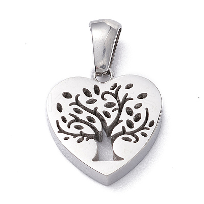 Non-Tarnish 304 Stainless Steel Pendants LS-STAS-F253-04P-A-1