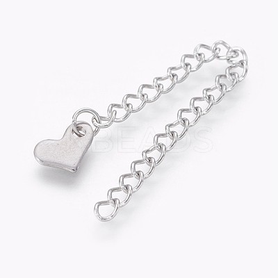 Tarnish Resistant 304 Stainless Steel Chain Extender X-STAS-P220-20P-1