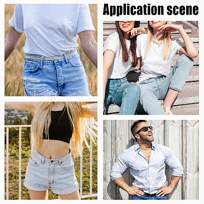 40Pcs Silicone Zipper Holder Upper for Jeans HJEW-NB00229-1