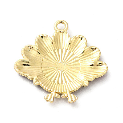 Cute Printed Alloy Pendants ENAM-L040-002A-04-1