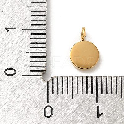 Ion Plating(IP) 304 Stainless Steel Enamel Charms STAS-G351-04G-1