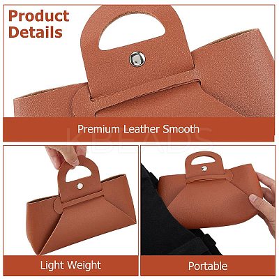 1Pc Imitation Leather Eyeglass Cases AJEW-CN0005-84A-1