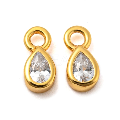 Real 18K Gold Plated 925 Sterling Silver Charms STER-K176-03D-G-1