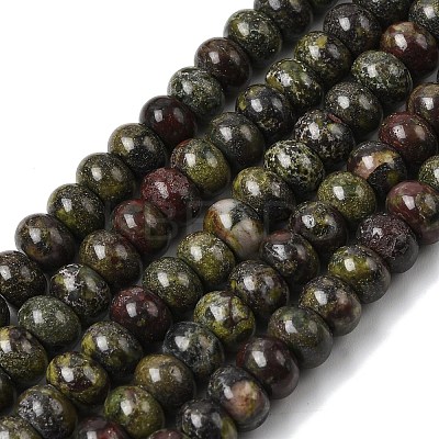 Natural Dragon Blood Beads Strands G-A280-A26-01-1