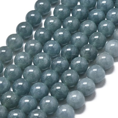 Natural Malaysia Jade Beads Strands G-L645-C01-12mm-09-1