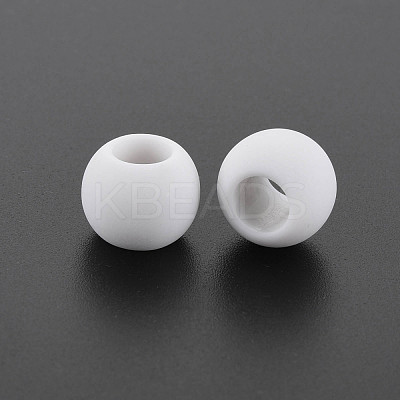Opaque Acrylic European Beads SACR-T343-11-A-1