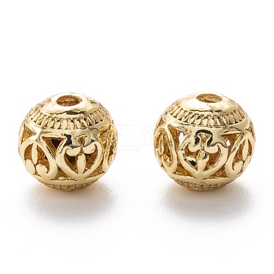 Alloy Hollow Beads PALLOY-P238-23G-RS-1
