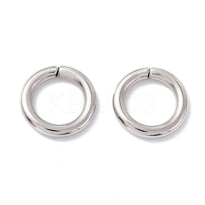 Non-Tarnish 304 Stainless Steel Open Jump Rings STAS-C040-01A-P-1
