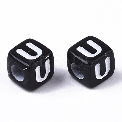 Opaque Acrylic Beads SACR-N002-01U-1