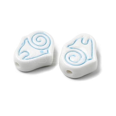Handmade Porcelain Beads PORC-Z004-01D-1