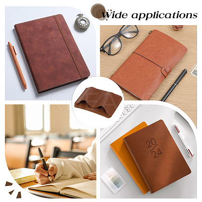1Pc Imitation Leather Loss-Proof Portable Pen Holder AJEW-MA0001-12A-1