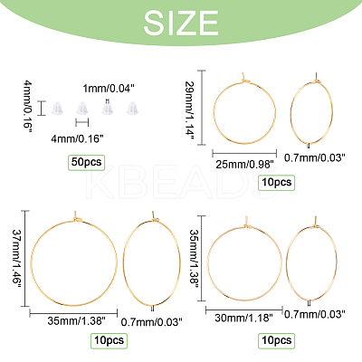 30Pcs 3 Style Brass Wine Glass Charms Rings KK-PH0002-72-1