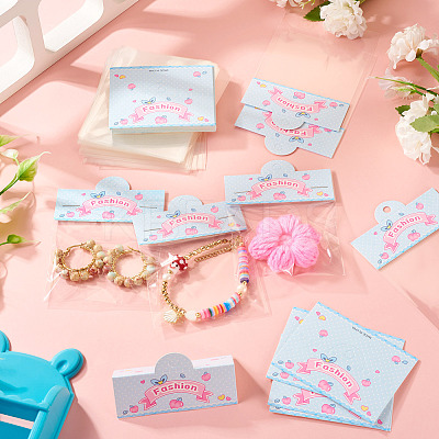 100Pcs Paper Display Card Fashion Jewelry CDIS-TA0001-31A-1