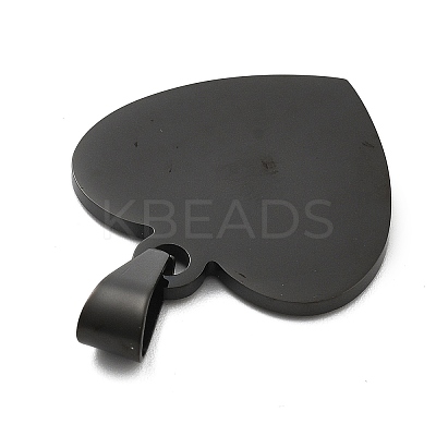 Ion Plating(IP) 304 Stainless Steel Pendants STAS-I135-12B-1