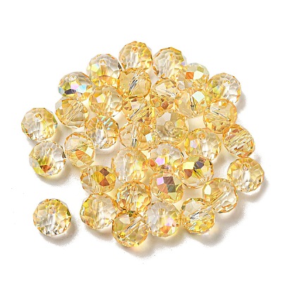 Electroplate Glass Beads EGLA-Z004-01B-10-1
