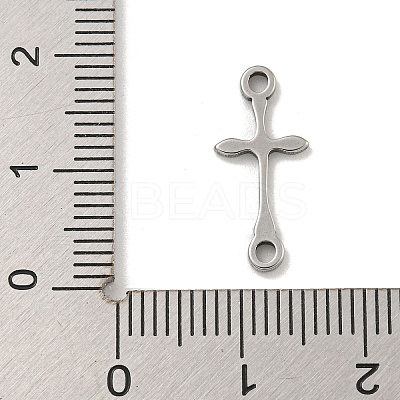 201 Stainless Steel Connector Charms STAS-S146-04P-1