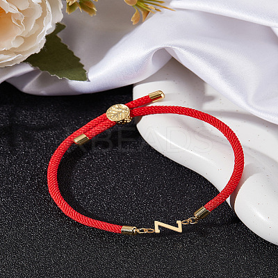 1Pc Adjustable Nylon Cord Slider Bracelets for Women BJEW-LP0001-32Z-02-1