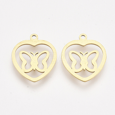 201 Stainless Steel Pendants LS-STAS-T044-135G-1