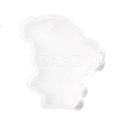 Christmas Theme DIY Santa Claus Pendant Silicone Statue Molds LS-DIY-K054-12-1